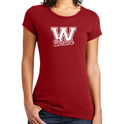 Ladies Warriors Script T-shirt Thumbnail