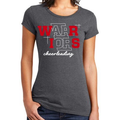 Women's Warriors Cheerleading T-shirt Thumbnail