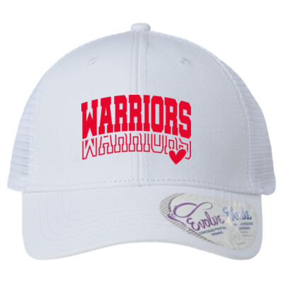 Women's Warriors Ponytail Trucker Cap Thumbnail