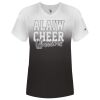 Women's V-Neck Ombre T-Shirt Thumbnail