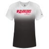Women's V-Neck Ombre T-Shirt Thumbnail